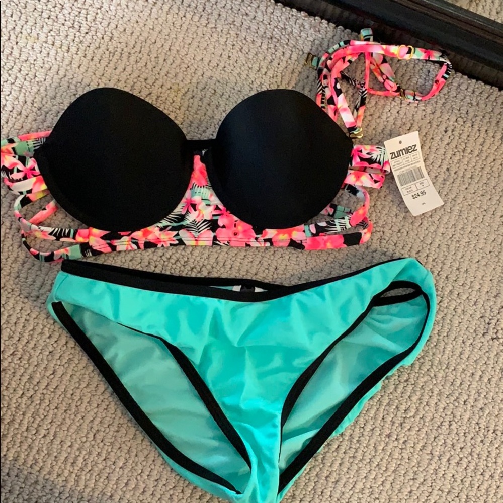 NWT Neon Zumiez Bikini